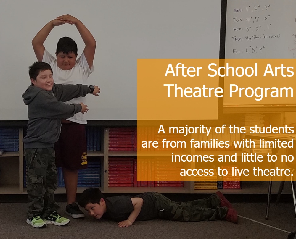 Our Arts Education Program has been able to grow due to sponsorship support.