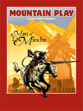 2009 MAN OF LA MANCHA Poster Art