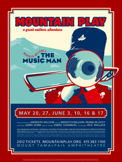 MUSIC MAN 2012 poster art - Click here to see more show images