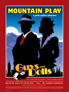 2010 GUYS AND DOLLS poster art