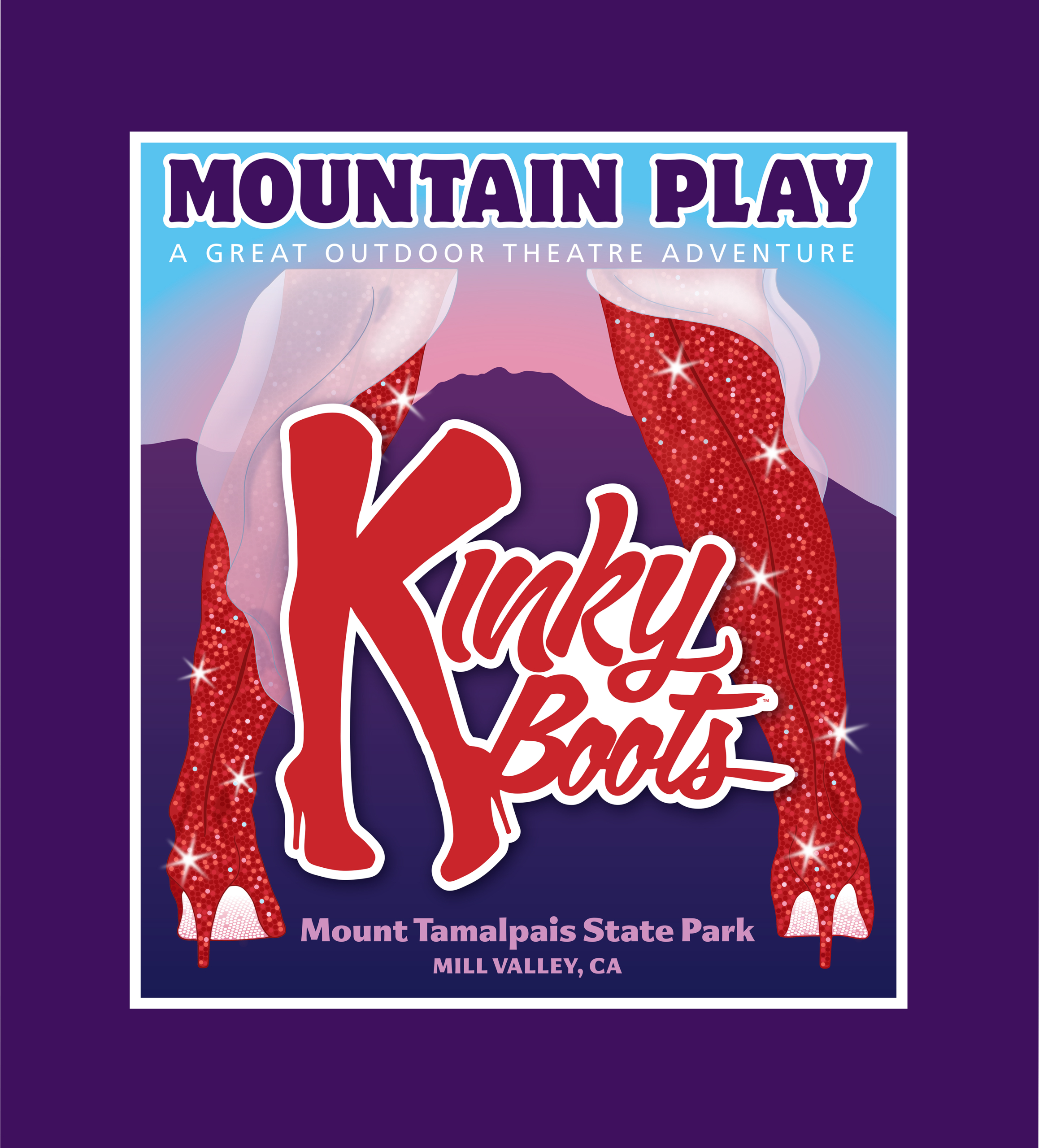 Kinky Boots Poster Mountain Play 2024